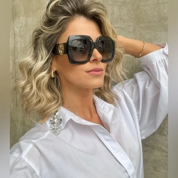 Gucci | Accessories | New Gucci Grey Gradient Square Ladies